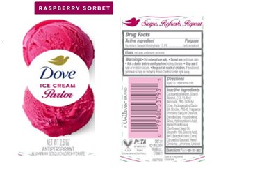 Artwork (Dove Ice Cream Parlor Raspberry Sorbet Antiperspirant   Artwork)